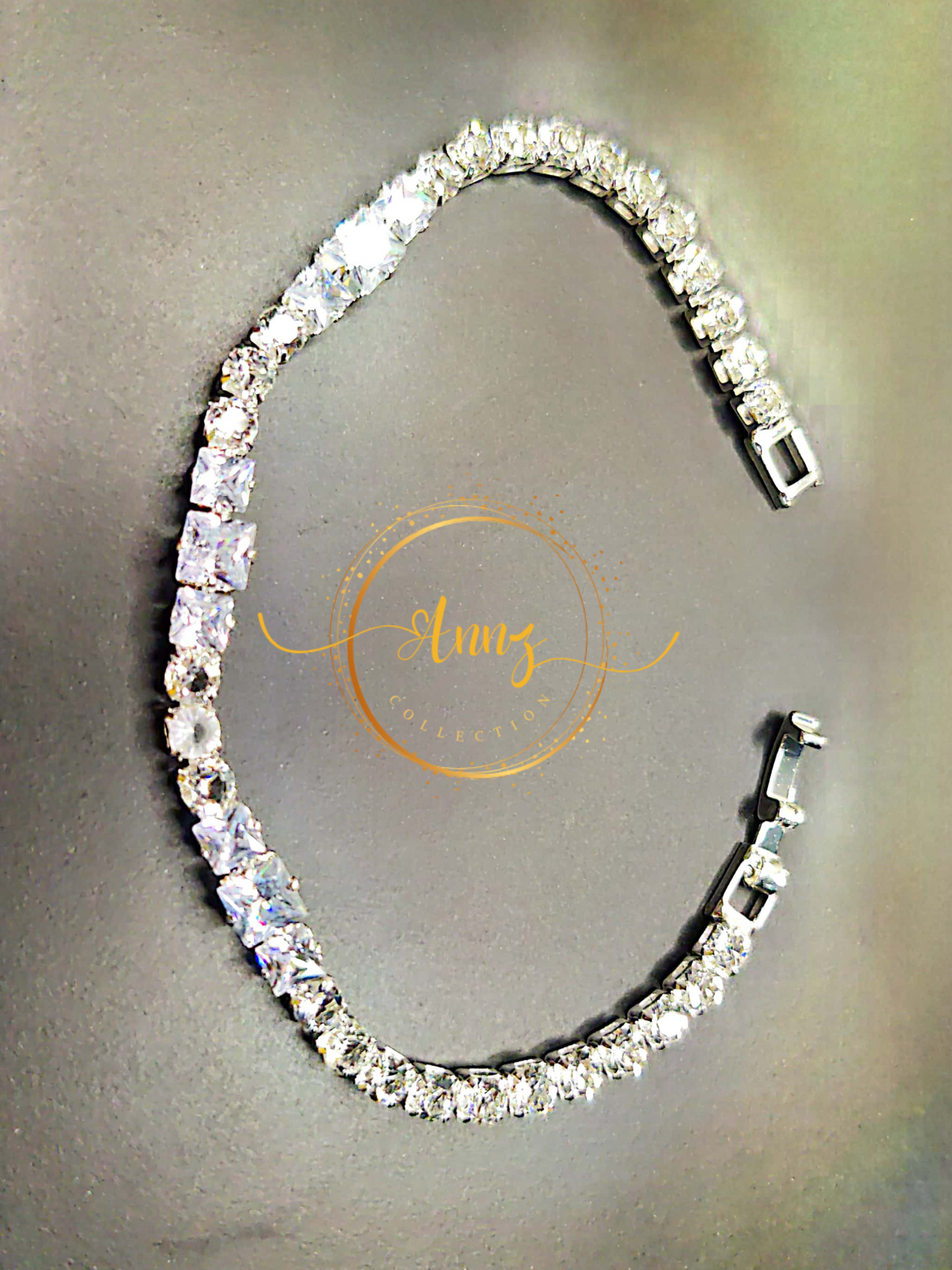 Diamond Cut Bracelet | Oval & Square shaped | Annz Collection