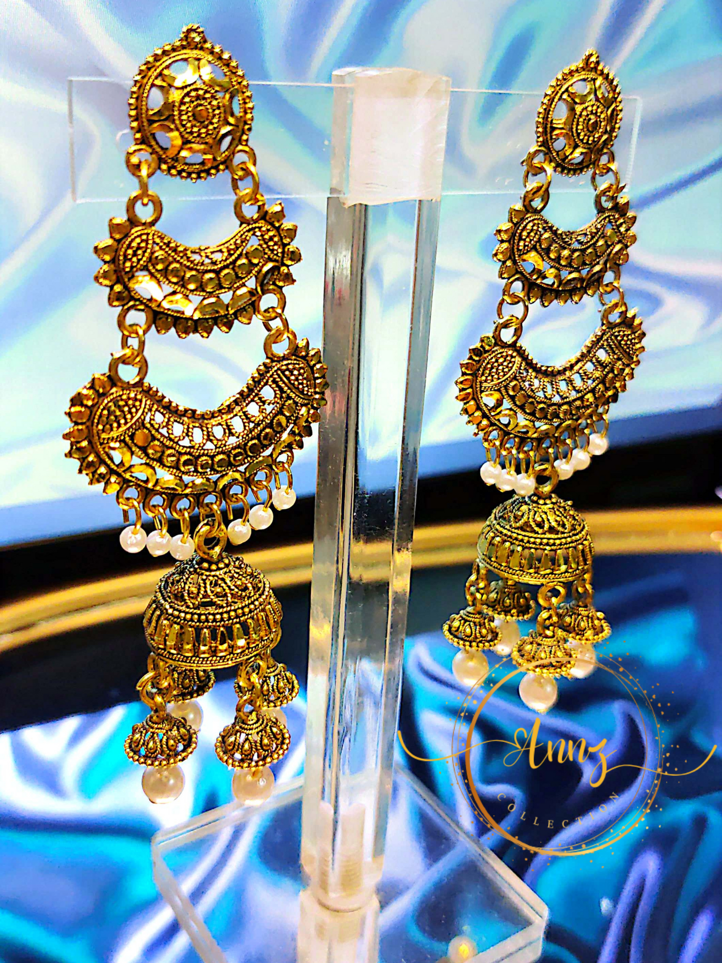 Indian Traditional Jhumka  |  Annz Collection