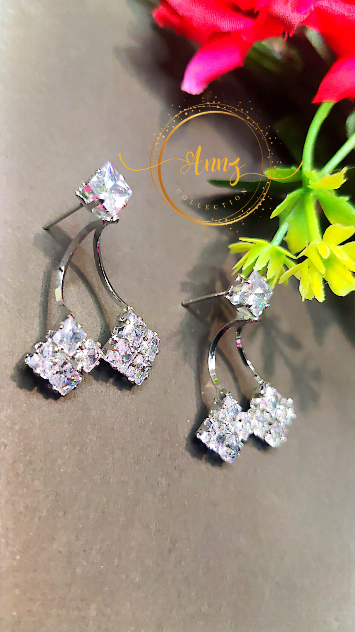 Diamond Cut Korean Style Earrings |  Annz Collection