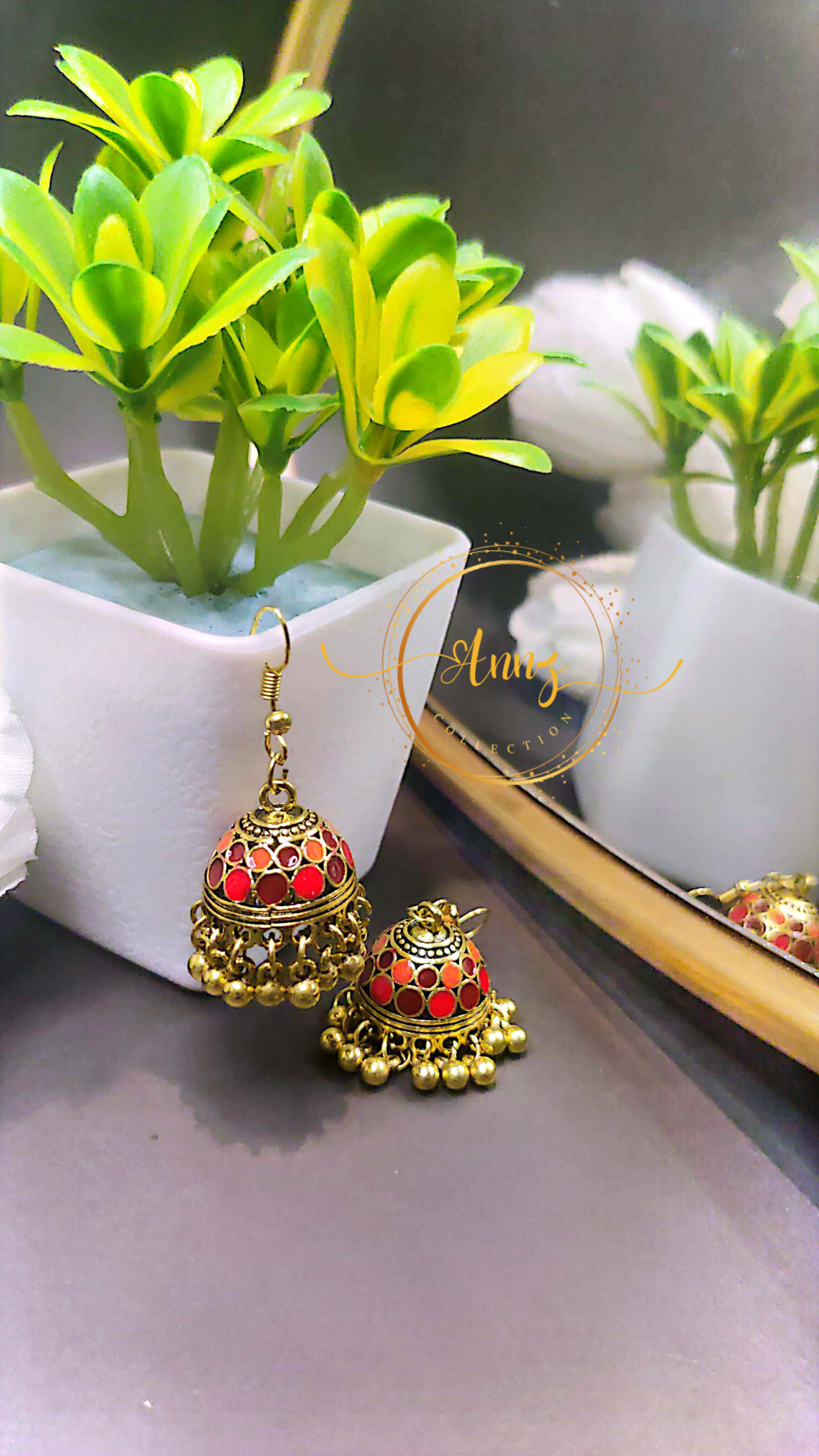 Traditional Style Jhumka |  Annz Collection